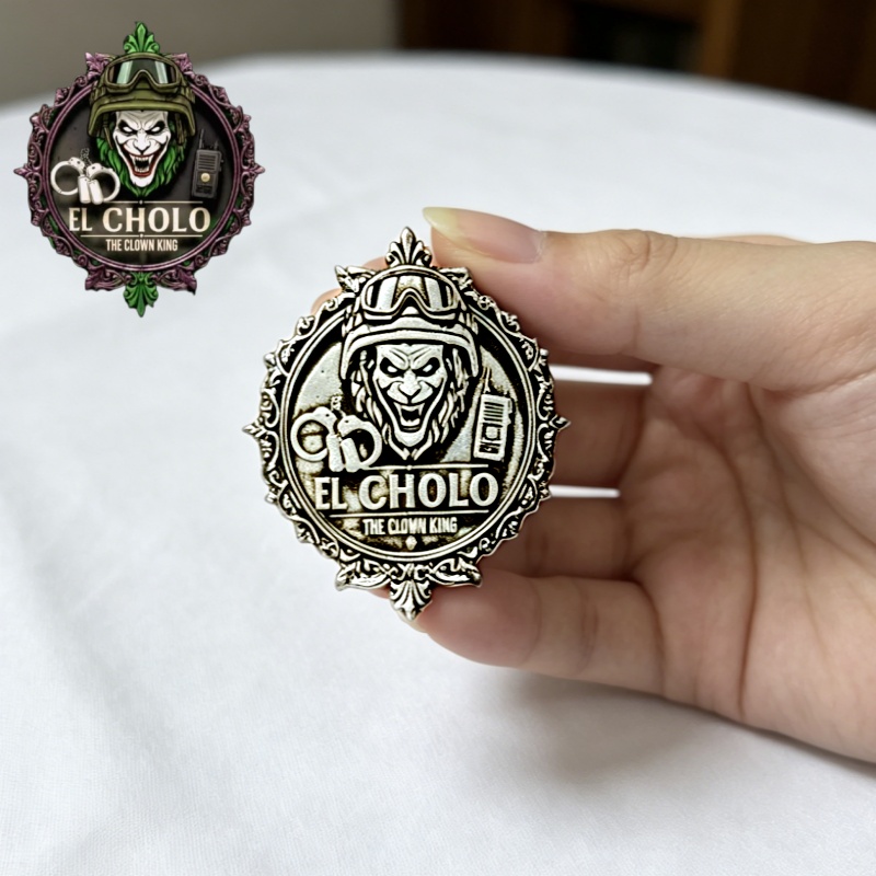 Custom Clown Logo Brooch Perso - Men'S Fashion With Hat review and price