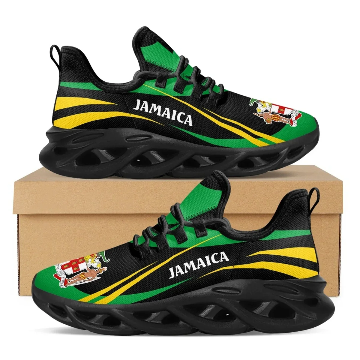 Jamaica Flag Print Shoes Men S - Mens Fashion Trainers review and price