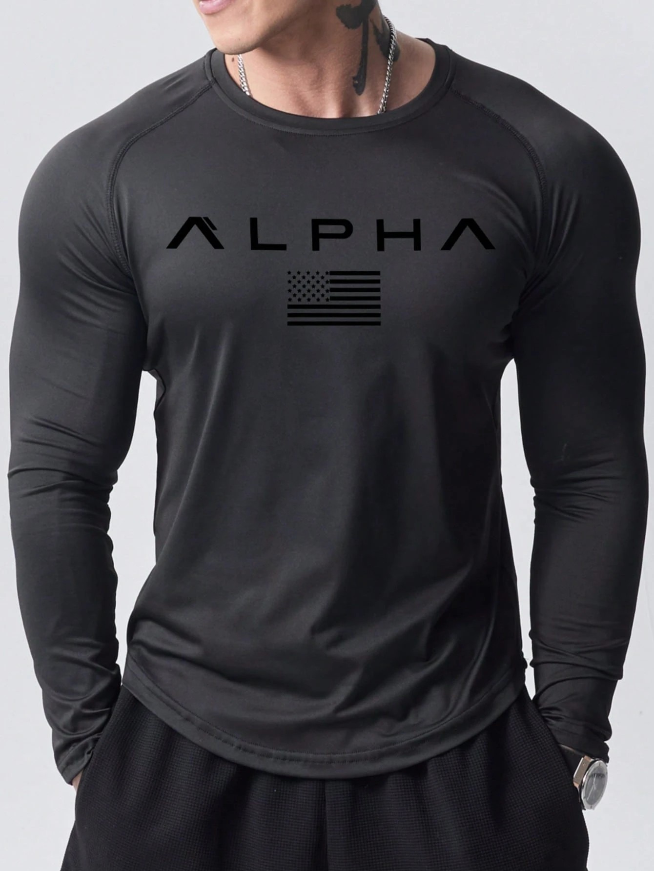 New men's long-sleeved T-shirt - Mens Fashion Clothes review and price
