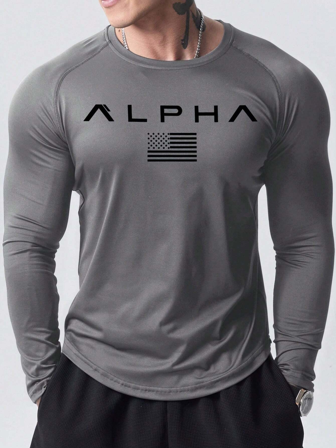 New men's long-sleeved T-shirt - Mens Fashion Clothes review and price