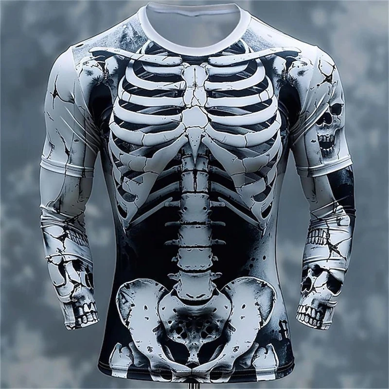 3D Print Skeleton Skulls Patte - Men'S Fashion T Shirts review and price