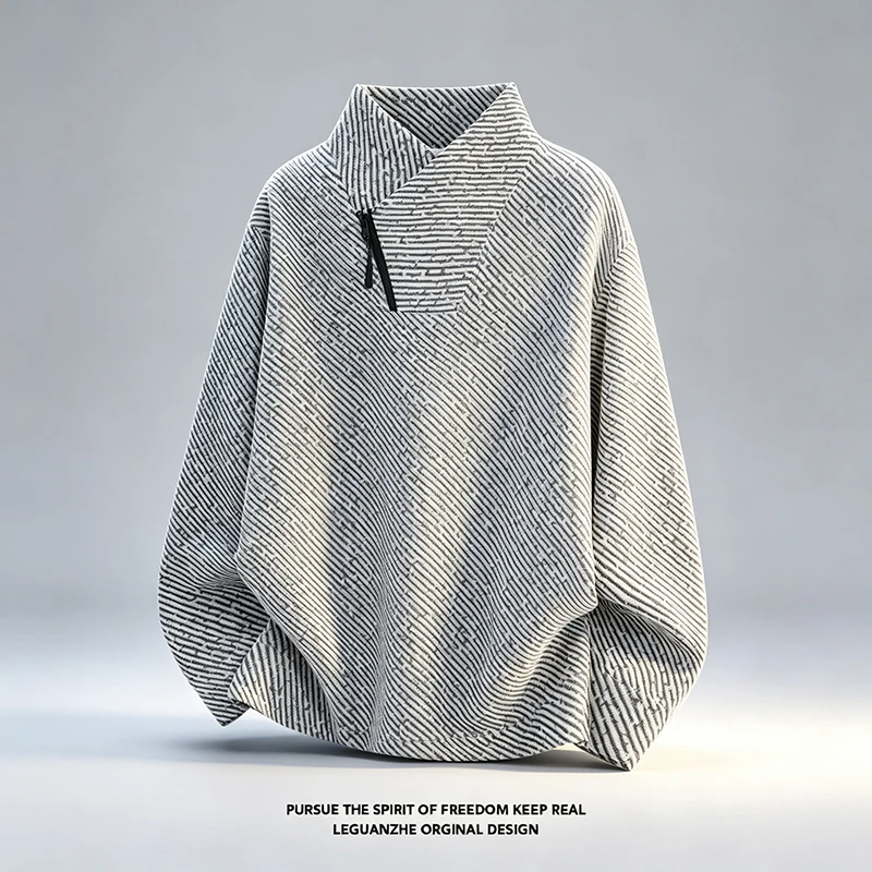 Mens Asymmetric Zip Stand Coll - Mens Fashion Summer review and price