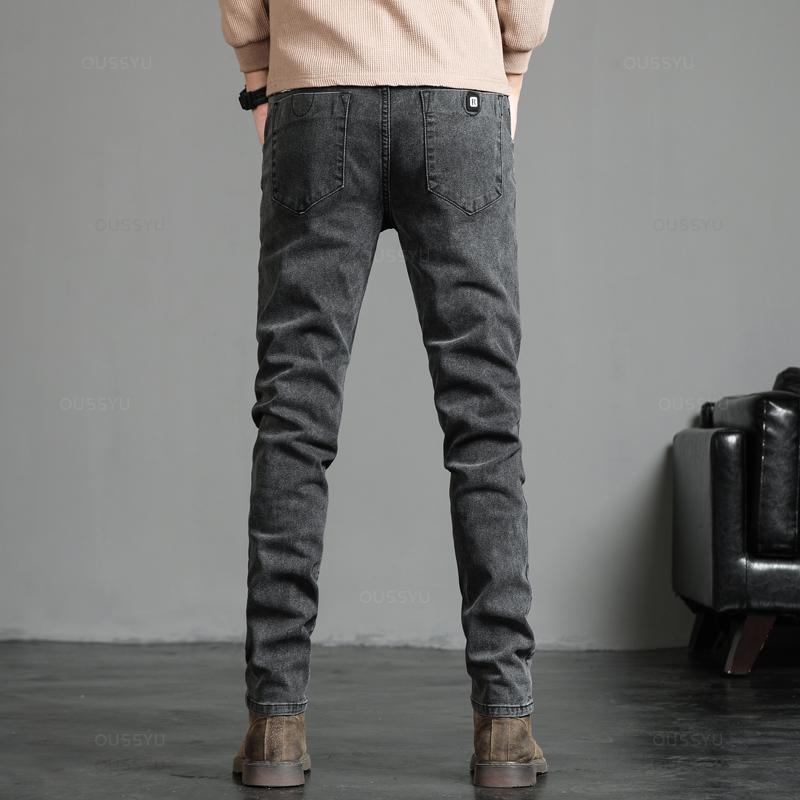 Spring Autumn Men's Classic Fa - Men'S Fashion Grey Jeans review and price