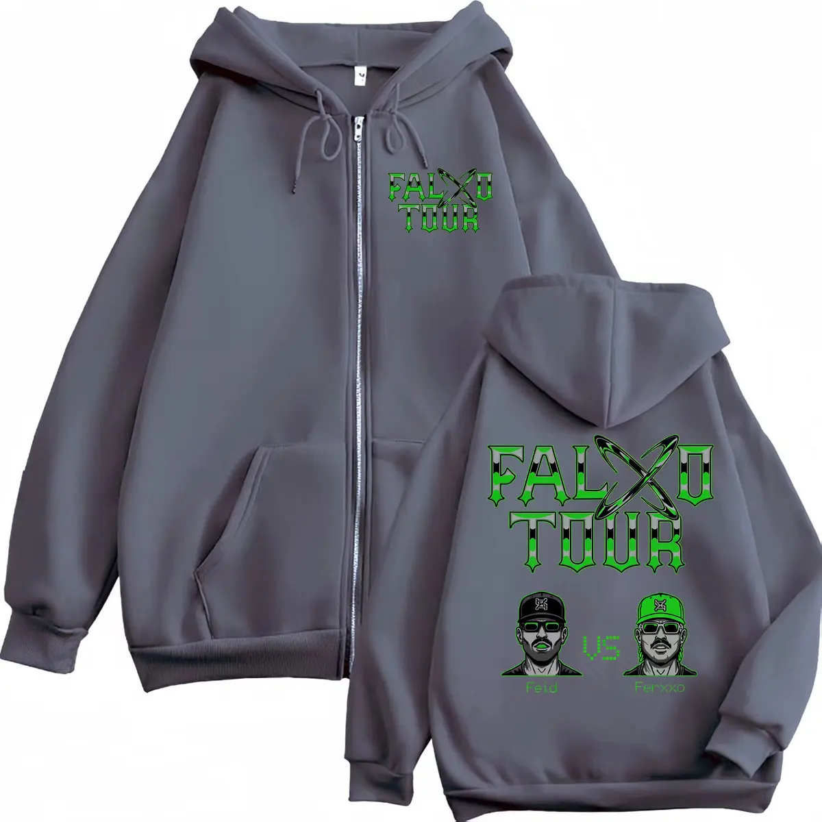 Feid Vs Ferxxo Falxxo Tour 202 - Mens Fashion Zip Up Hoodies review and price